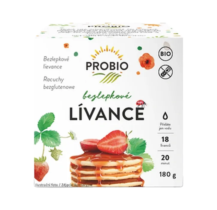 PROBIO Lívance bezlepkové 180g BIO